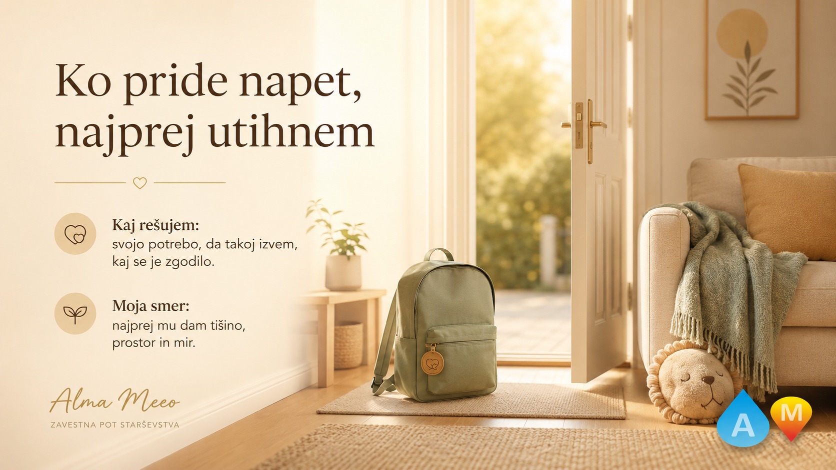 Ko otrok pride domov napet