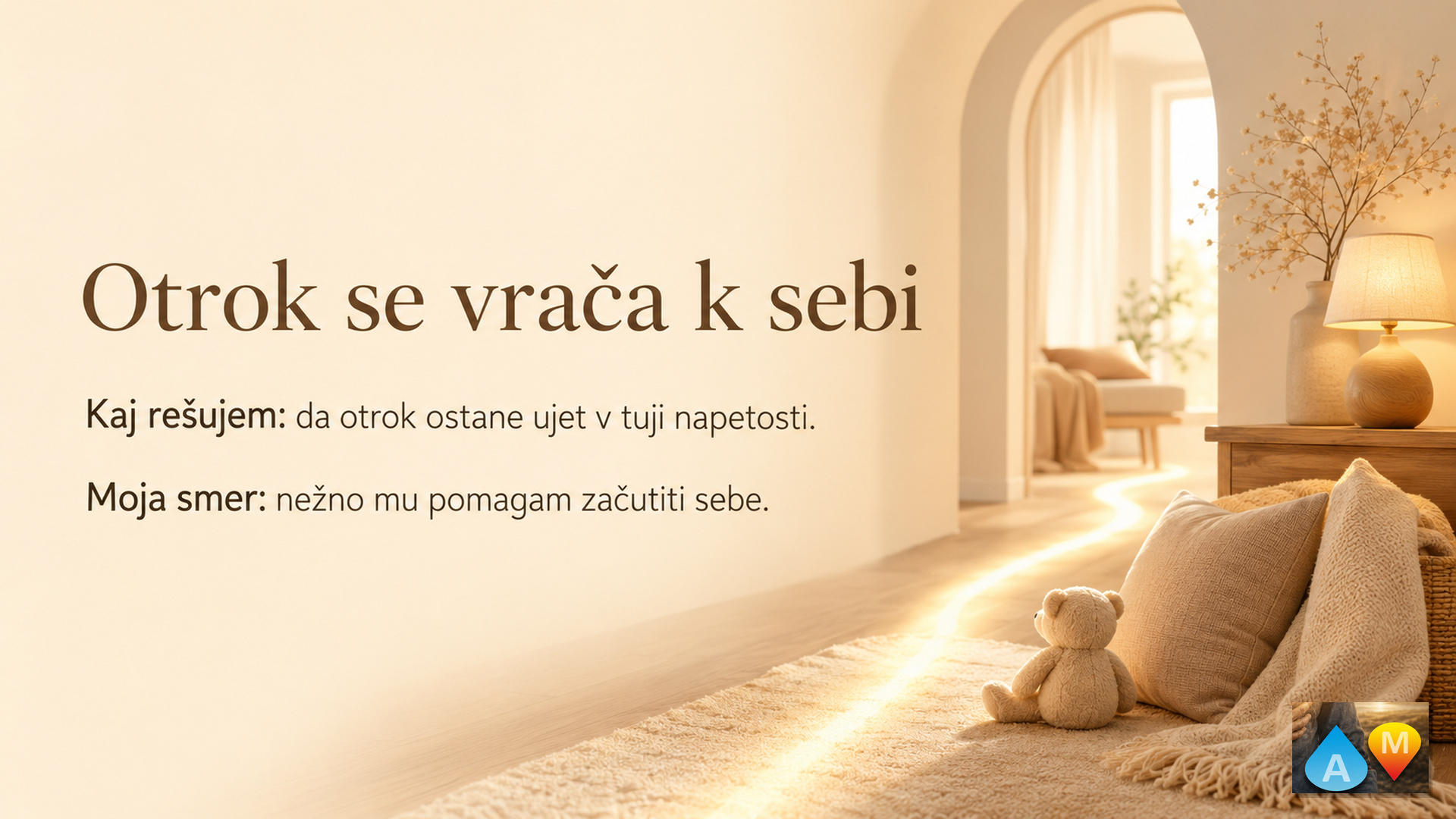 Otroka učim vračanja k sebi